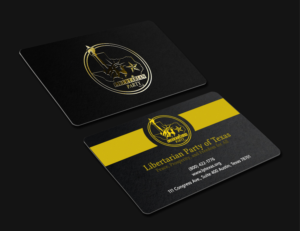 Visitenkarten-Design von Lanka Ama für Libertarian Party of Texas | Design: #7686280