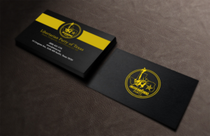 Business Card Design by Lanka Ama for Libertarian Party of Texas | Design: #7686283