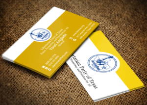 Design de Carte de Visite par Lanka Ama pour Libertarian Party of Texas | Design : #7692057