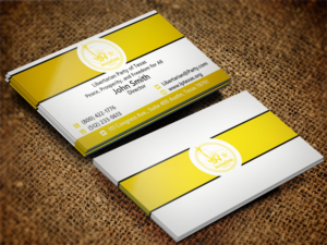 Design de Carte de Visite par Lanka Ama pour Libertarian Party of Texas | Design : #7692061