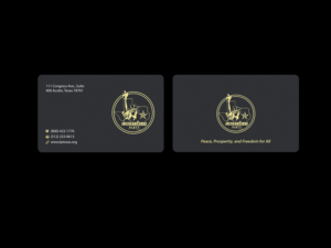 Business Card Design by Creations Box 2015 for Libertarian Party of Texas | Design: #7705582