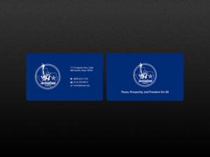 Design de Carte de Visite par Creations Box 2015 pour Libertarian Party of Texas | Design : #7705583