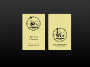 Design de Carte de Visite par Creations Box 2015 pour Libertarian Party of Texas | Design : #7705588