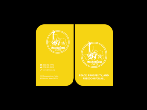 Design de Carte de Visite par Creations Box 2015 pour Libertarian Party of Texas | Design : #7705595