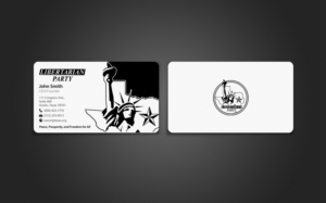 Business Card Design by chandrayaan.creative for Libertarian Party of Texas | Design: #7703067