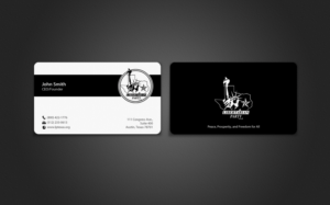 Business Card Design by chandrayaan.creative for Libertarian Party of Texas | Design: #7703079