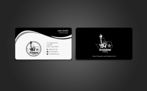 Business Card Design by chandrayaan.creative for Libertarian Party of Texas | Design: #7703106