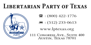 Diseño de Tarjeta de Presentación por hellion18 para Libertarian Party of Texas | Diseño: #7686235