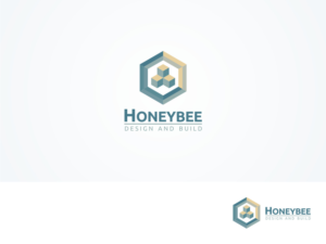 Logo Design by Atvento Graphics for Honeybee Design and Build Limited | Design: #7776357