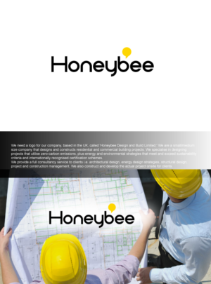 Logo Design by Aleksic for Honeybee Design and Build Limited | Design: #7778853