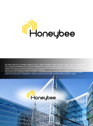 Logo Design by Aleksic for Honeybee Design and Build Limited | Design: #7778854
