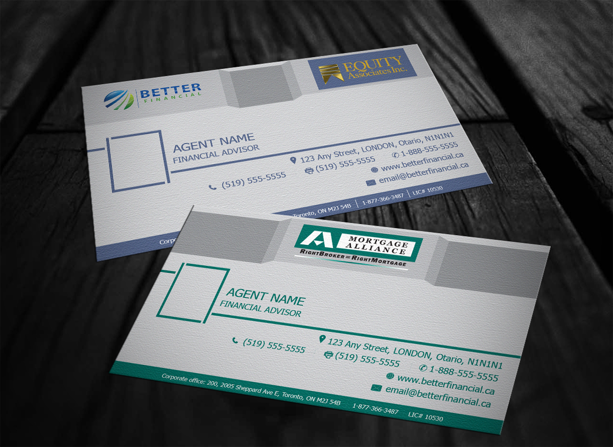 Business Card Design by MT for Better Financial | Design #1926833