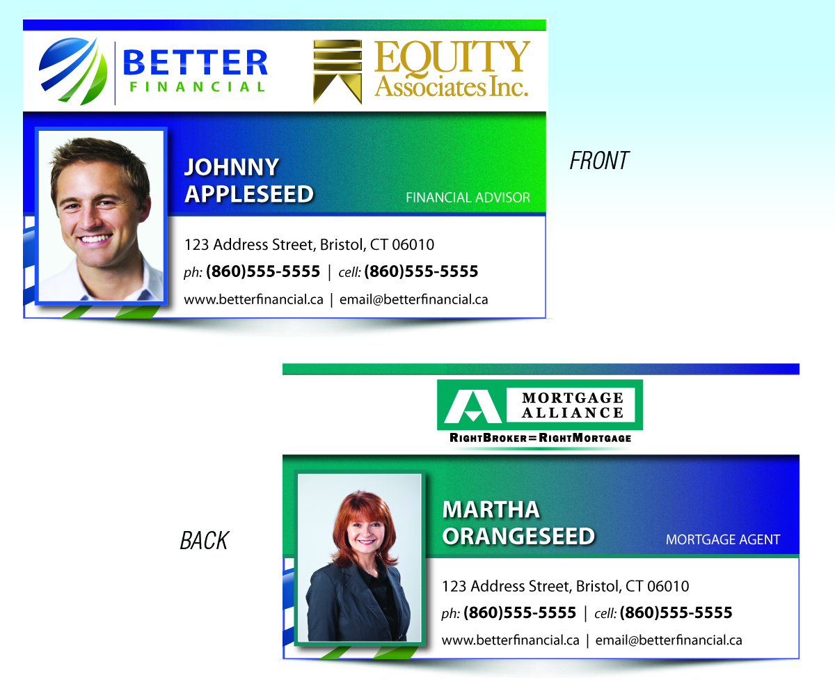 Business Card Design by bsirois for Better Financial | Design #1921250