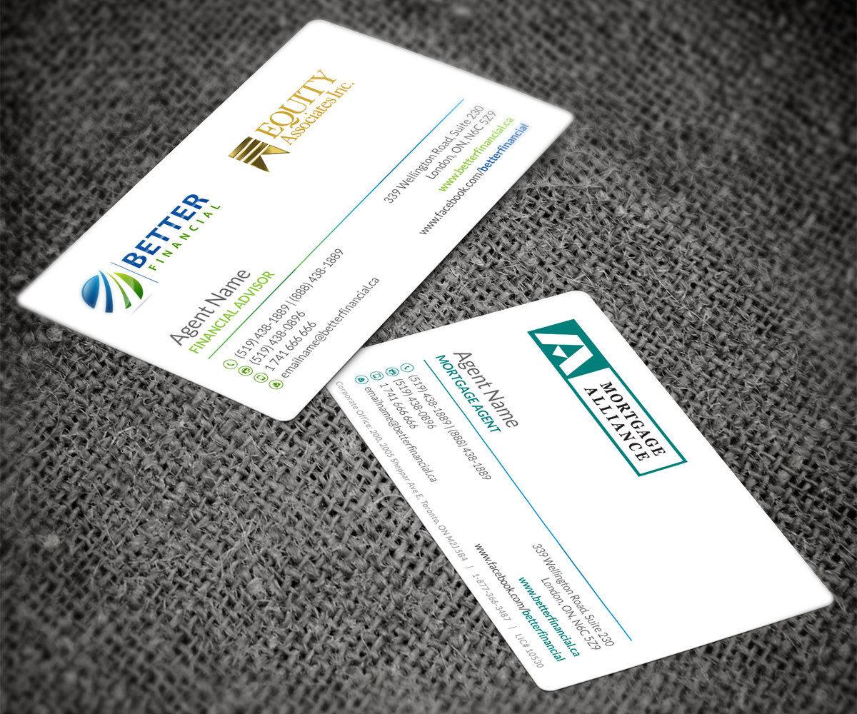 Business Card Design by anxongdzong for Better Financial | Design #1932659