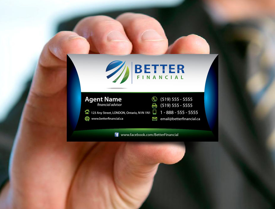 Diseño de Tarjeta de Presentación por Zona44 para Better Financial | Diseño #1921988