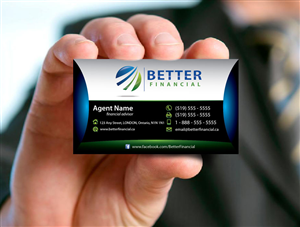 Diseño de Tarjeta de Presentación por Zona44 para Better Financial | Diseño: #1921988
