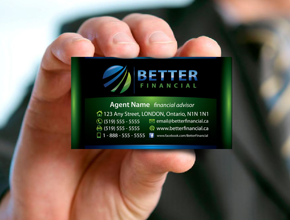 Diseño de Tarjeta de Presentación por Zona44 para Better Financial | Diseño #1921993