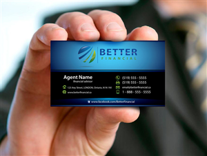 Diseño de Tarjeta de Presentación por Zona44 para Better Financial | Diseño: #1921996