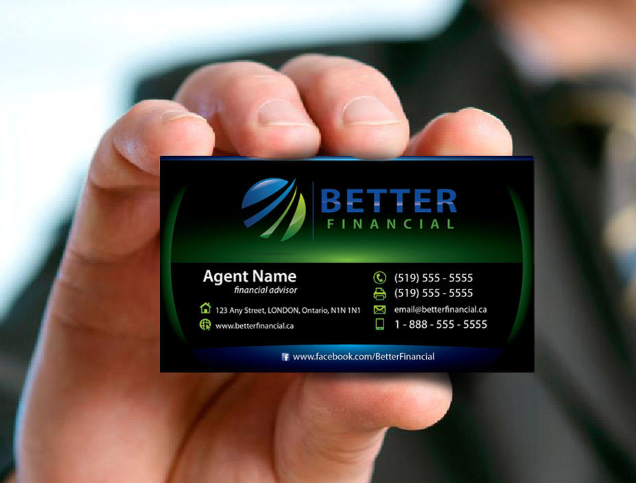 Diseño de Tarjeta de Presentación por Zona44 para Better Financial | Diseño #1922005