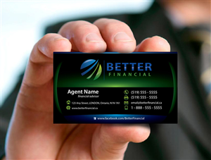Diseño de Tarjeta de Presentación por Zona44 para Better Financial | Diseño: #1922005