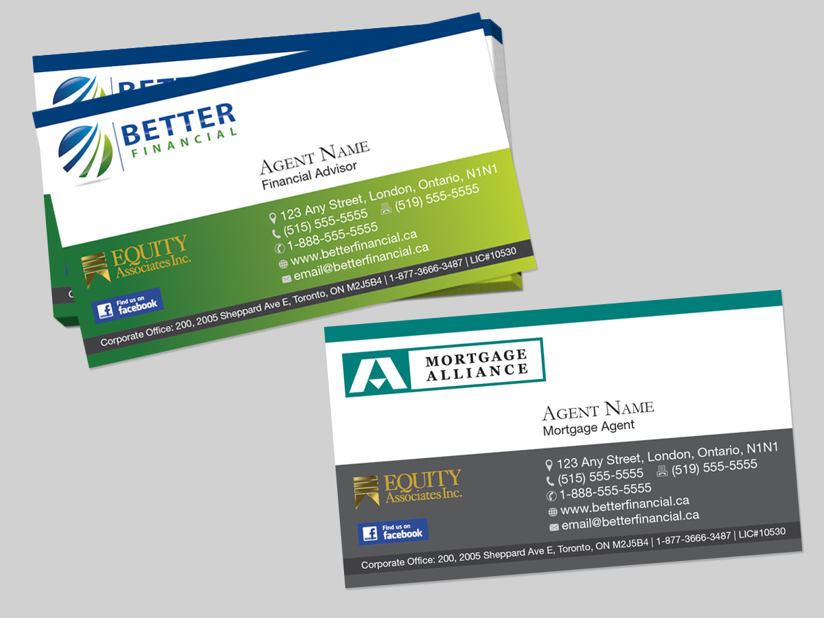 Business Card Design by Mon01 for Better Financial | Design #1924446
