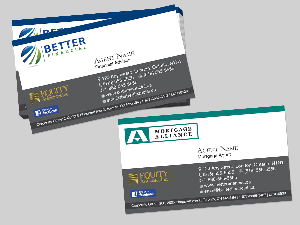 Business Card Design by Mon01 for Better Financial | Design #1924449