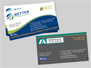Diseño de Tarjeta de Presentación por Mon01 para Better Financial | Diseño: #1924480