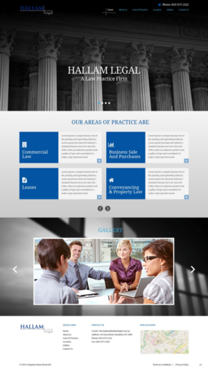 Web Design by pb for this project | Design: #7715267