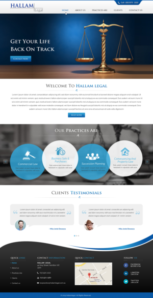 Web Design by Sbss for this project | Design: #7712485