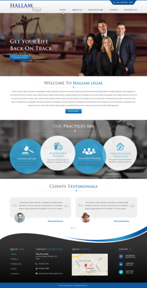 Web Design by Sbss for this project | Design: #7712488