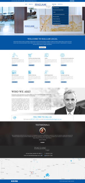 Web Design by Da Miracle for this project | Design: #7735253