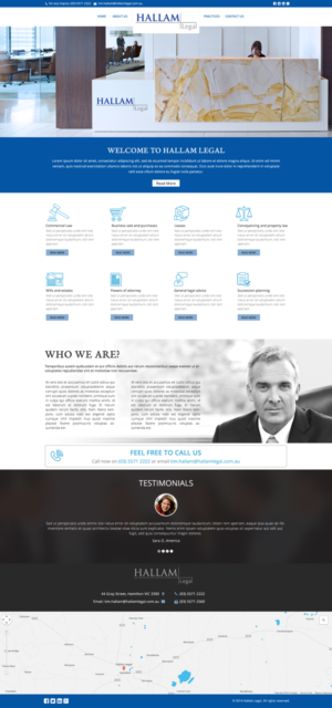 Web Design by Da Miracle for this project | Design #7735254