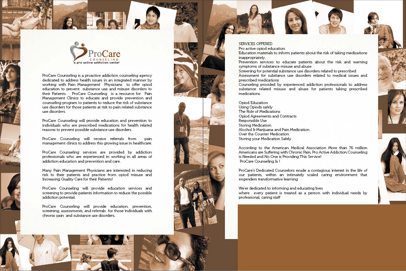 Brochure Design by Adillusion for Pro Care Counseling | Design #1916046