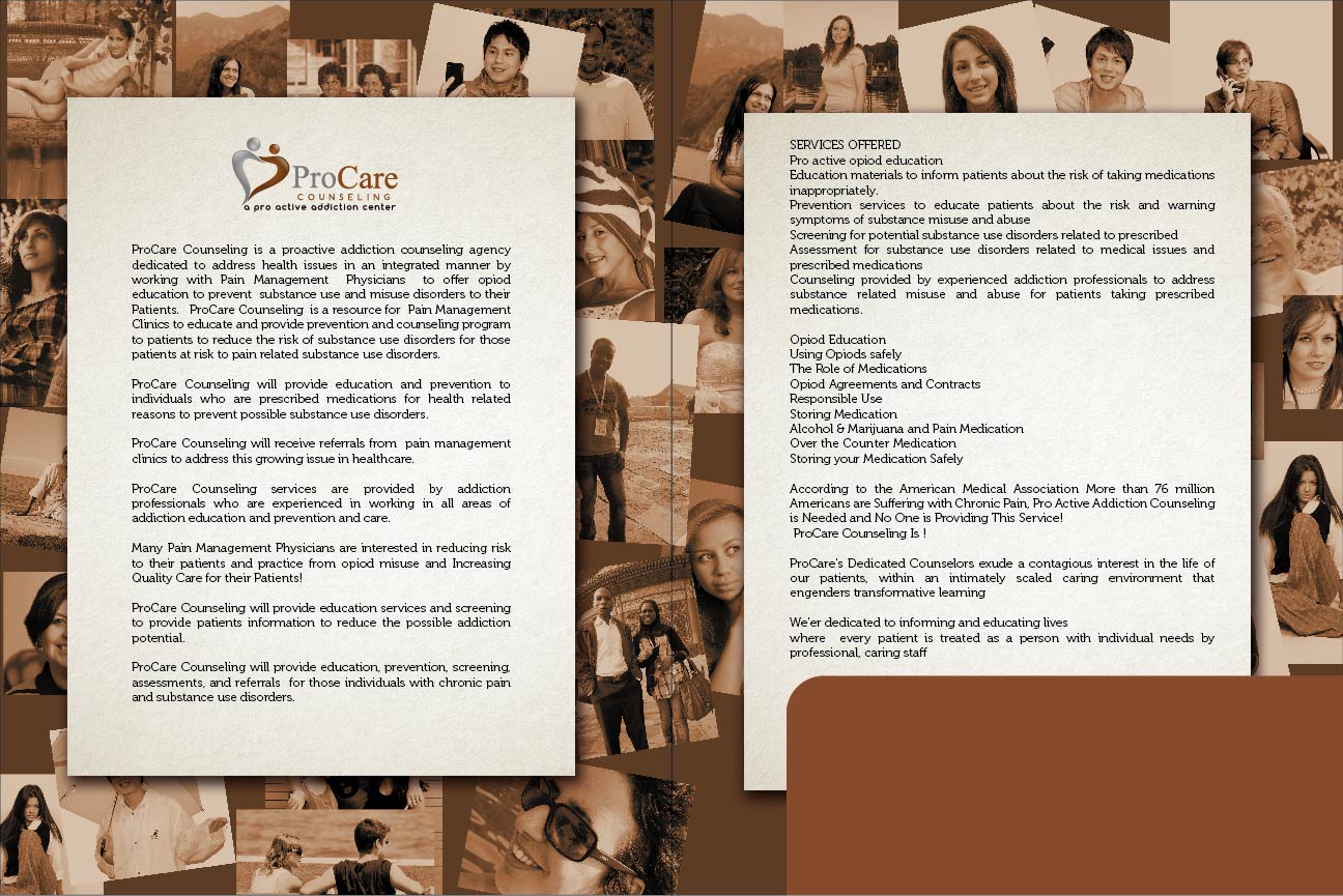 Broschüren-Design von Adillusion für Pro Care Counseling | Design #1921808