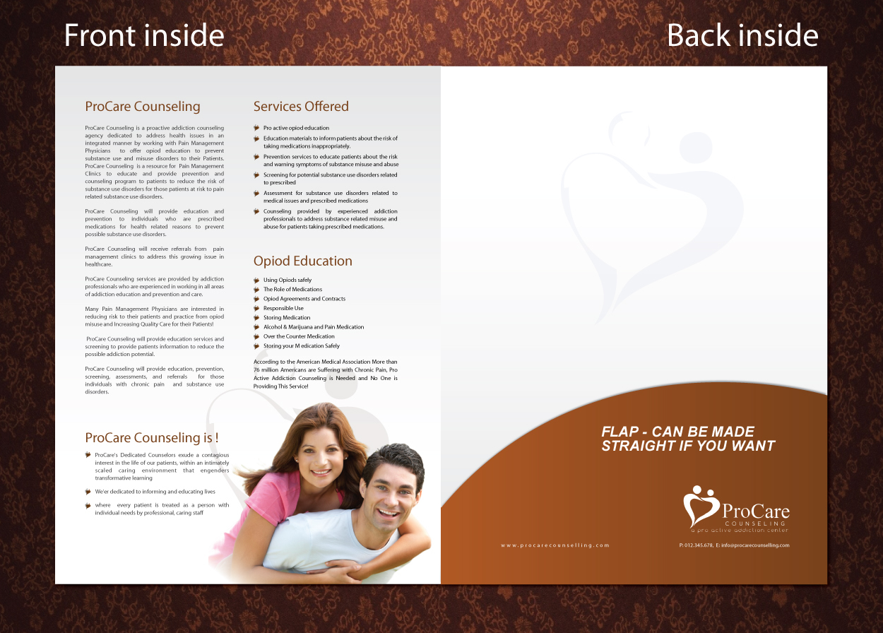 Brochure Design by Sbss for Pro Care Counseling | Design #1912378