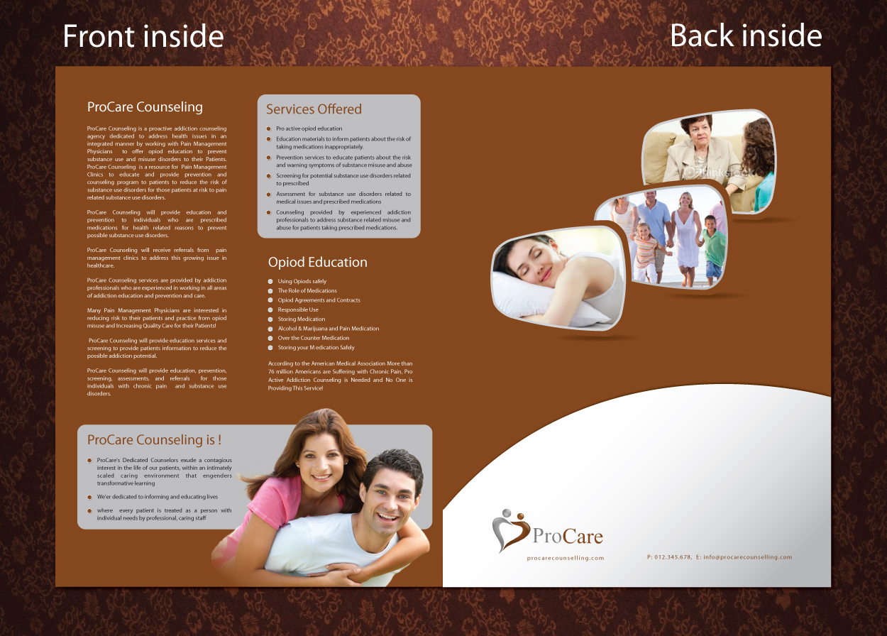 Broschüren-Design von Sbss für Pro Care Counseling | Design #1912381