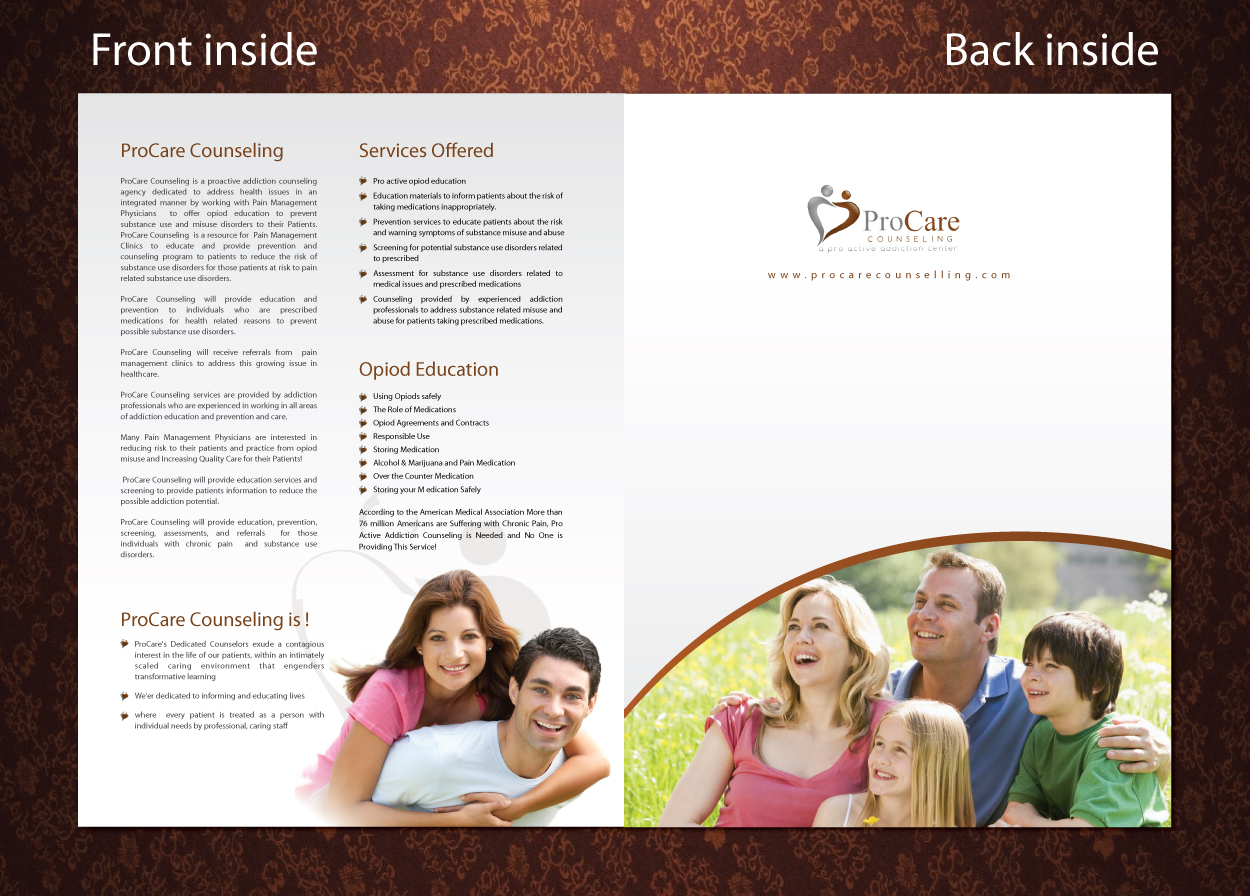 Diseño de Brochure por Sbss para Pro Care Counseling | Diseño #1912390