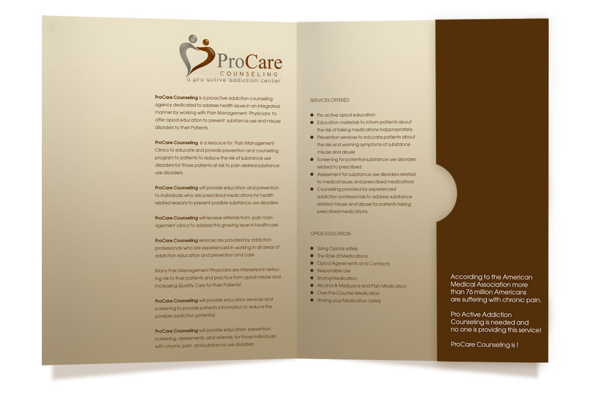 Brochure Design by tanya for Pro Care Counseling | Design #1917228