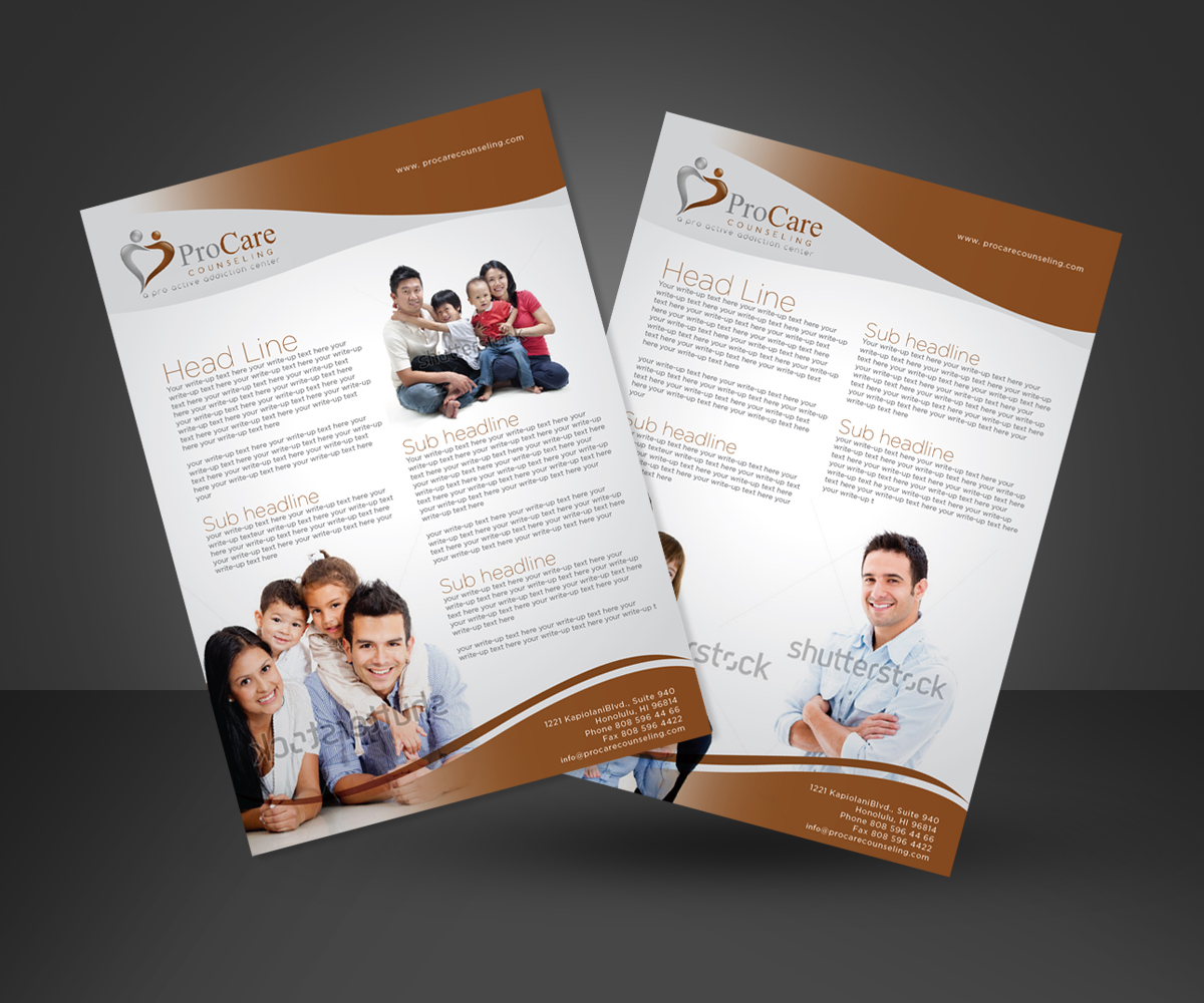 Broschüren-Design von jgeoinbox für Pro Care Counseling | Design #1912119