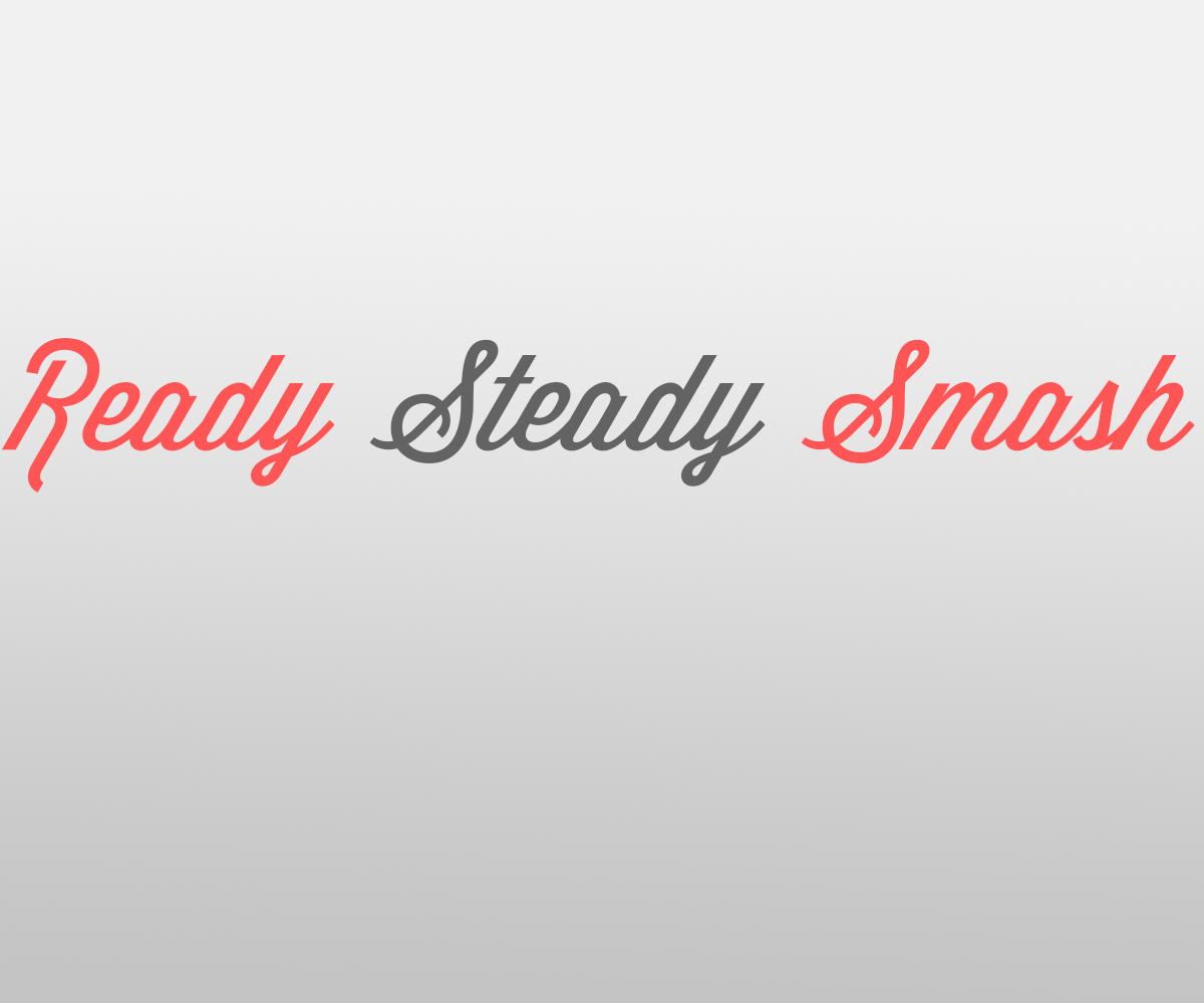 Logo Design by ayush for Ready Steady Smash | Design #1908567