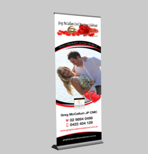 GREG MCCALLUM CELEBRANT BANNER