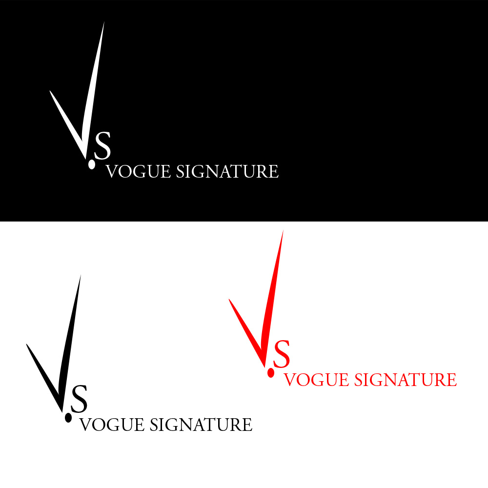Diseño de Logo por ARSLAN YASEEN ABBASI para Vogue Signature | Diseño #1924341