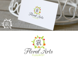 Logo Design by Nalanr cvn for floral arts florist | Design: #7740128