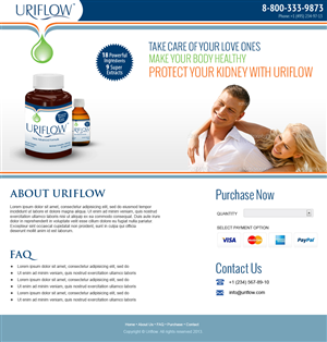 Web page for an herbal supplement that is doing a comeback after a few years | Web Design by jeckx2