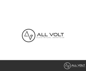 Logo Design by King Cozy for All Volt Electrical Services | Design: #7701220