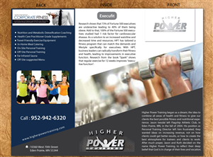 ExecuFit brochure design | Brochure Design by Sbss
