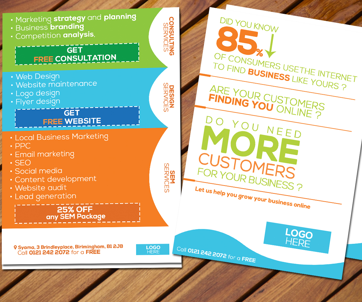 Design de Flyer par MS Design pour Syama | Design #1924305
