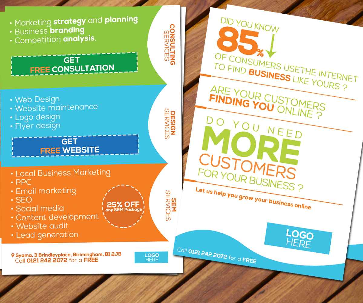 Flyer Design by MS Design for Syama | Design #1925690