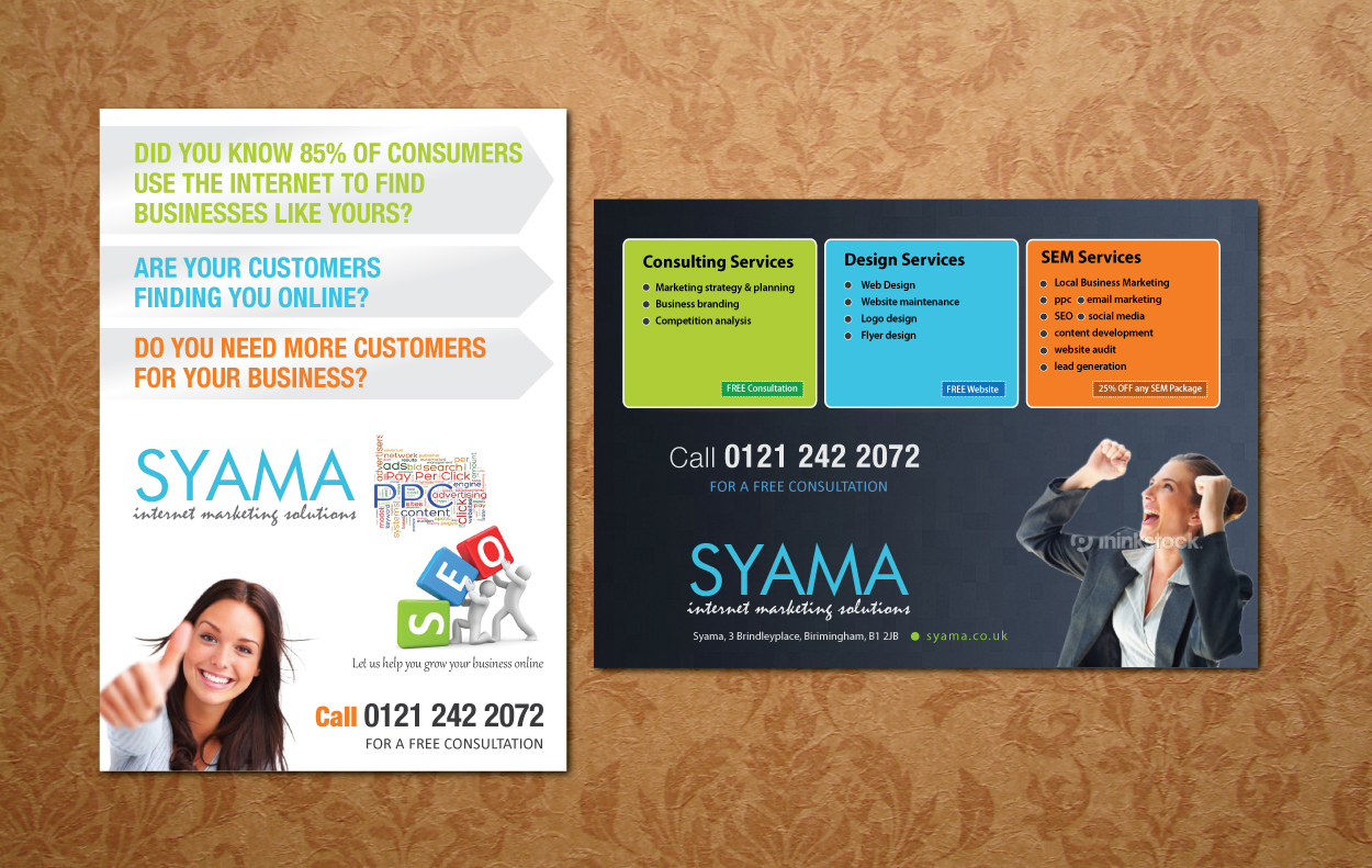 Flyer Design by Sbss for Syama | Design #1919598