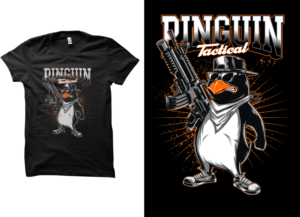 Fun & Creative Penguin design for Shirts | Design de T-shirt par a.o.d